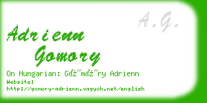 adrienn gomory business card